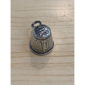 .925 Sewing Thimble Sterling Silver Jewelry Charm #hobby #sew